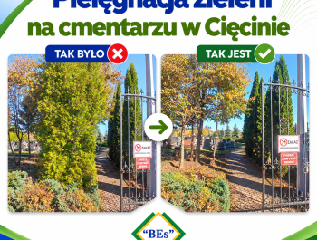 Zakończenie prac porządkowych i pielęgnacyjnych na cmentarzu w Cięcinie - zdjęcie2